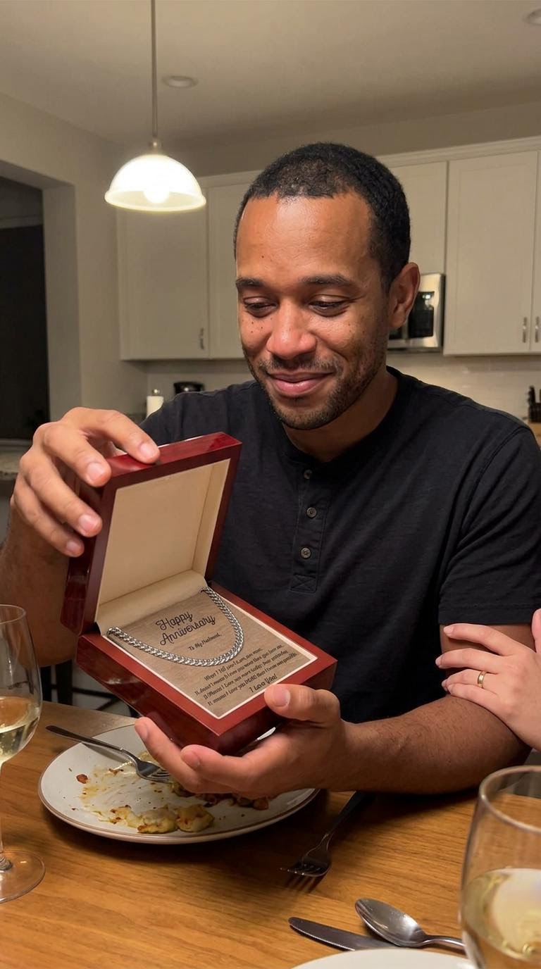 Anniversary Cuban Link Necklace for Husband | from Wife