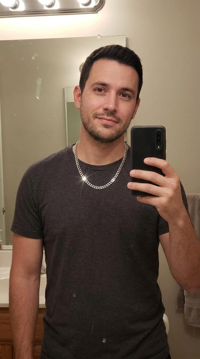 To My Boyfriend Cuban Link Chain Necklace | "Locked In" Anniversary Gift | Stainless Steel or 18K Gold