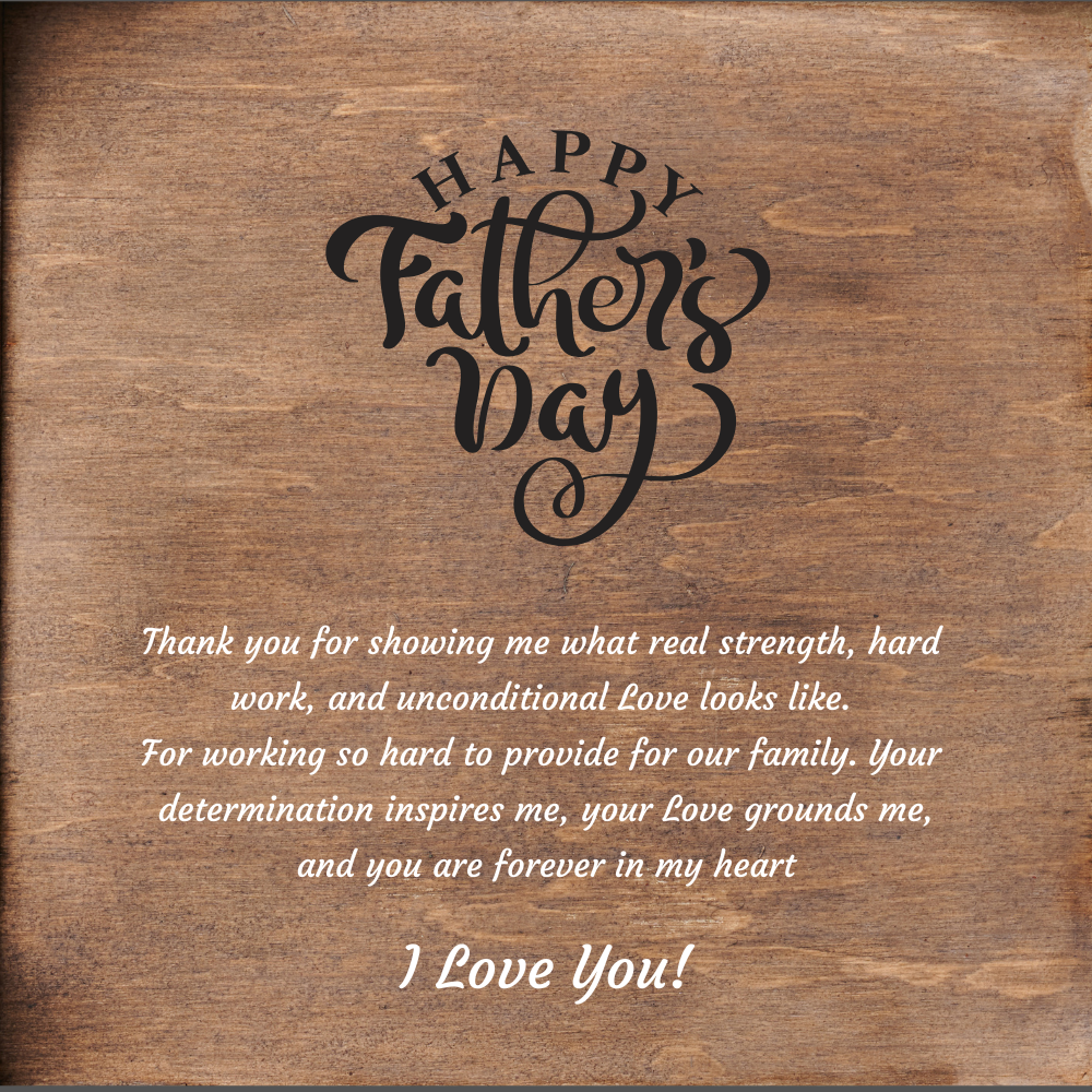Leather Bracelet for Dad | Strength & Unconditional Love Father's Day Gift
