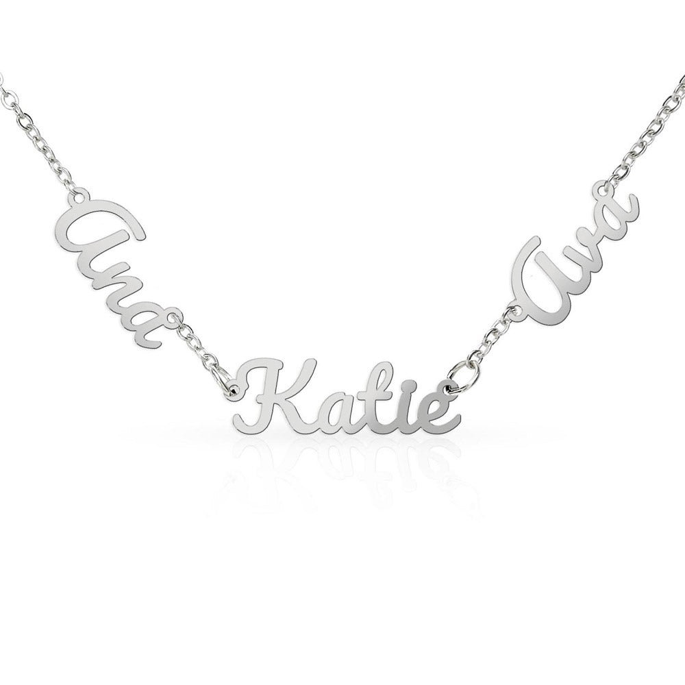 Mother's Day Gift Personalized Name Necklace for Wife from Husband