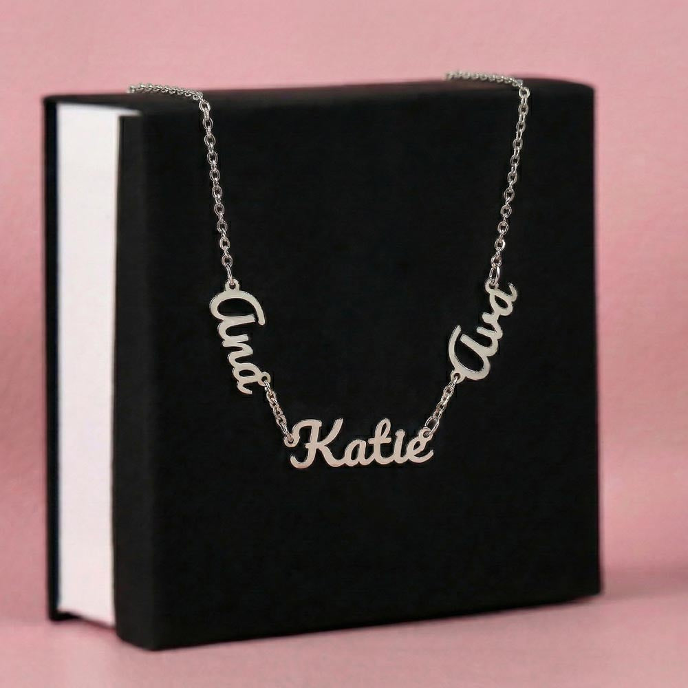 Mother's Day Gift Personalized Name Necklace for Wife from Husband