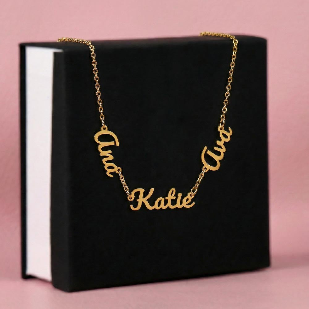 Mother's Day Gift Personalized Name Necklace for Wife from Husband