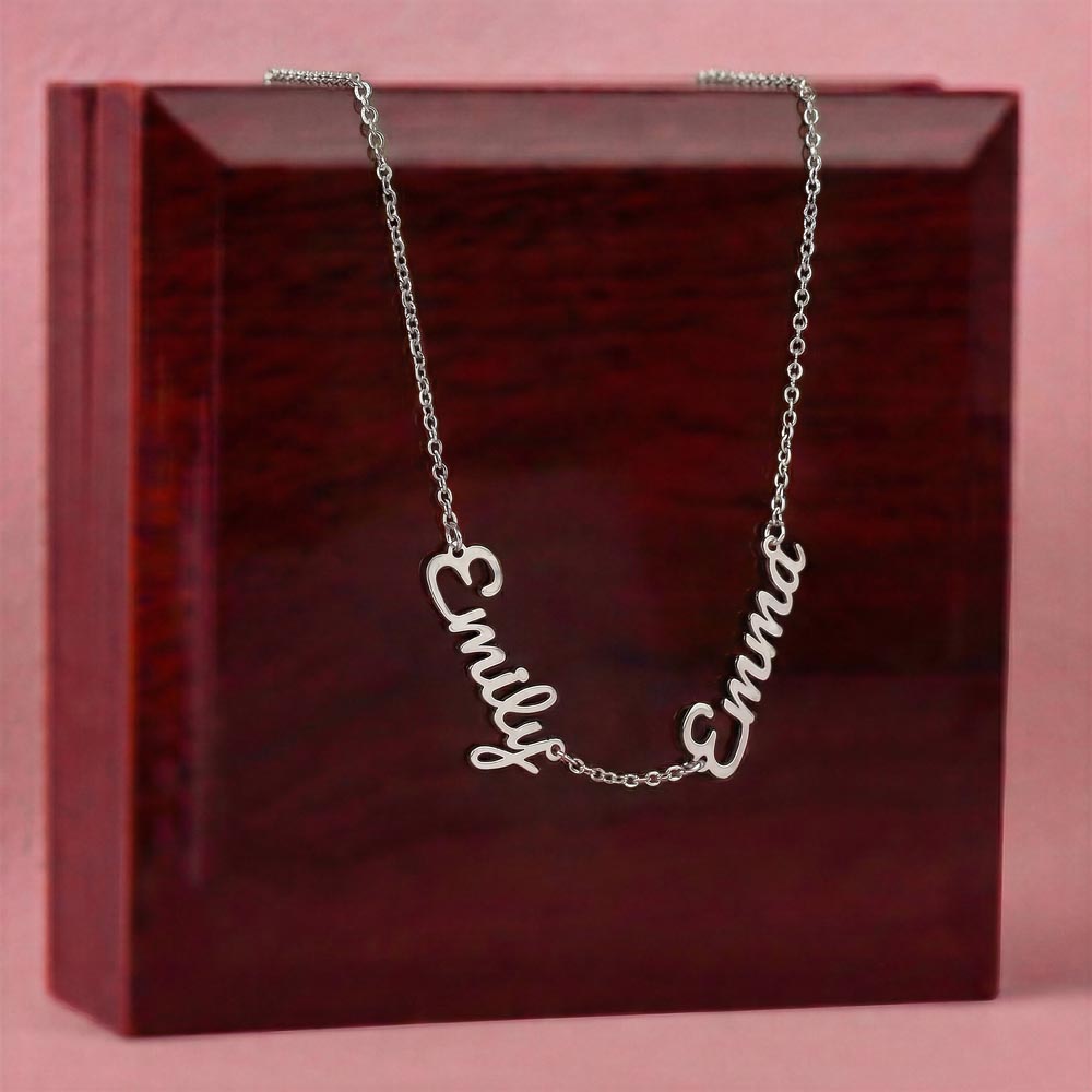 Mother's Day Gift Personalized Name Necklace for Wife from Husband