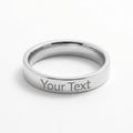 Custom Engraved Women's Ring – Personalized Gift, Gold
