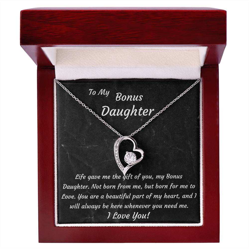 Birthday Bonus Daughter Heart Necklace | Christmas