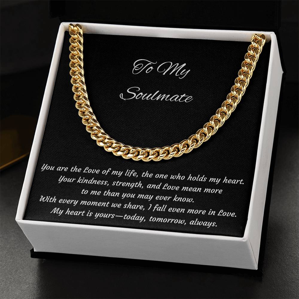 Anniversary Cuban Link Necklace | Unbreakable Bond – Gift for Him