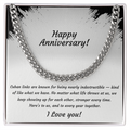 Real Ones Don't Break Cuban Link Chain Necklace | Anniversary Gift | Stainless Steel or 18K Gold