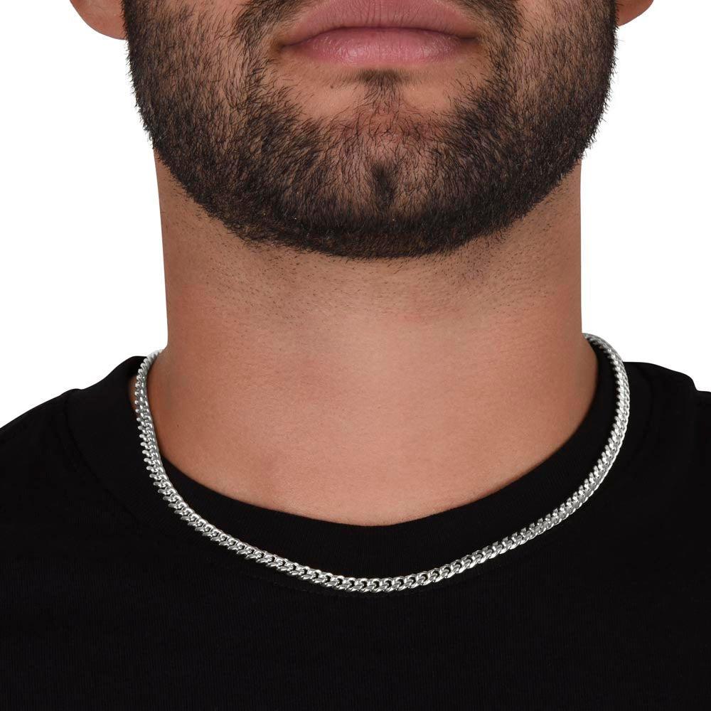 Real Ones Don't Break Cuban Link Chain Necklace | Anniversary Gift | Stainless Steel or 18K Gold