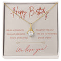Birthday Alluring Beauty Necklace for Daughter from Parents