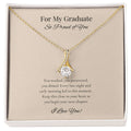 Graduation Alluring Beauty Necklace for Daughter, Girlfriend, Sister