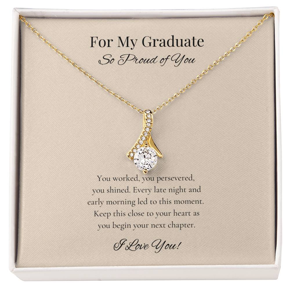 Graduation Alluring Beauty Necklace for Daughter, Girlfriend, Sister
