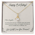 Birthday Necklace for Daughter | from Mom and Dad