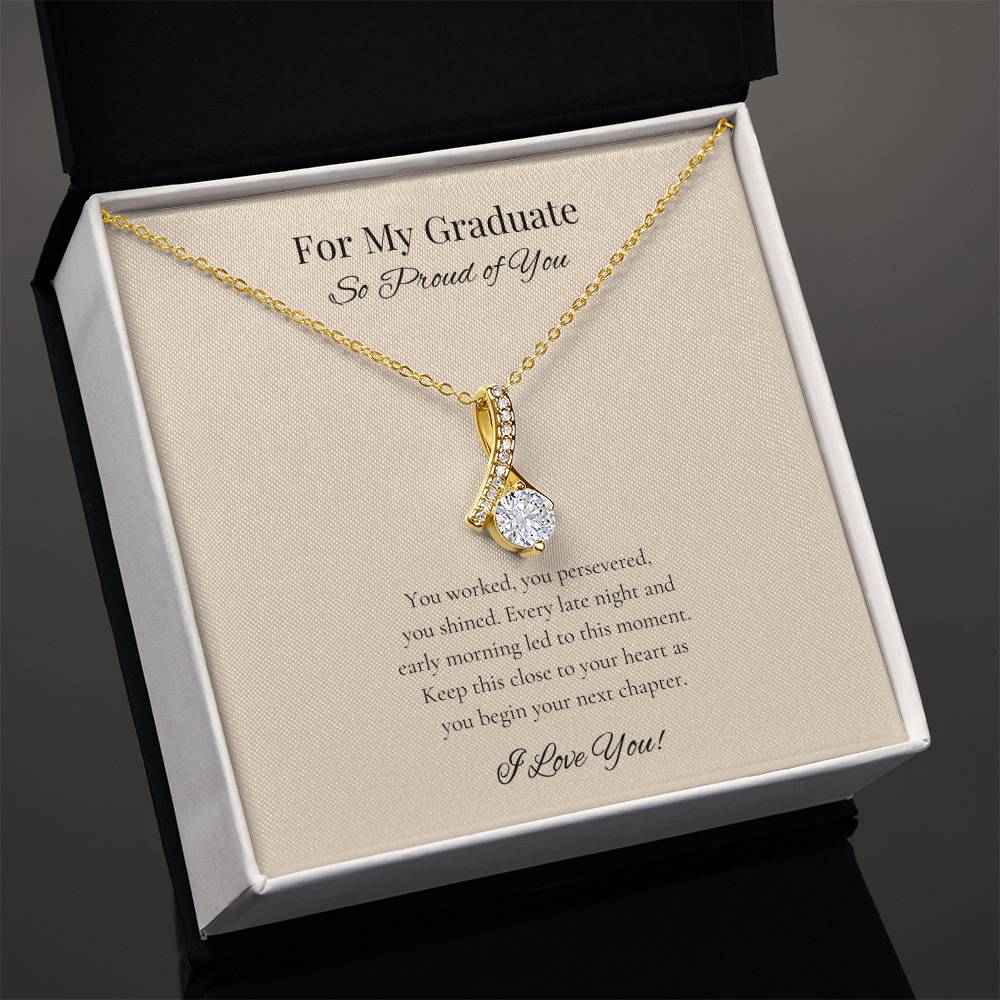 Graduation Alluring Beauty Necklace for Daughter, Girlfriend, Sister