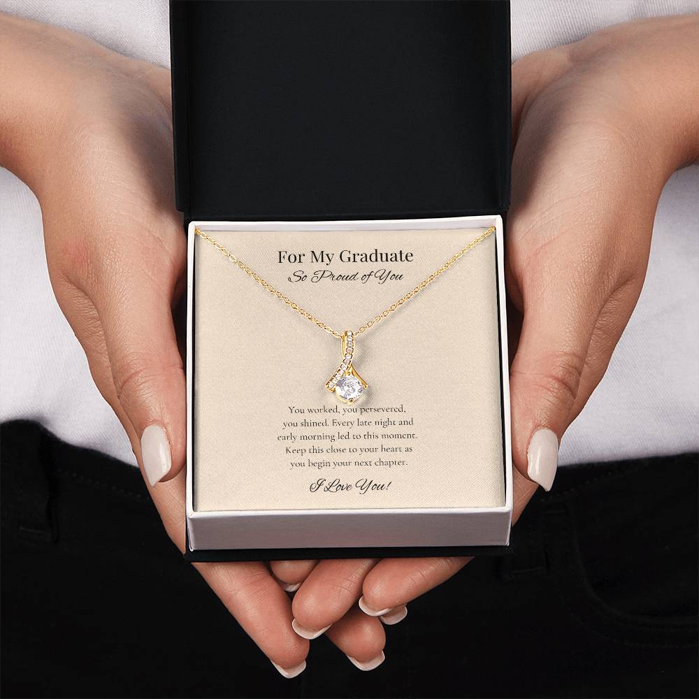 Graduation Alluring Beauty Necklace for Daughter, Girlfriend, Sister