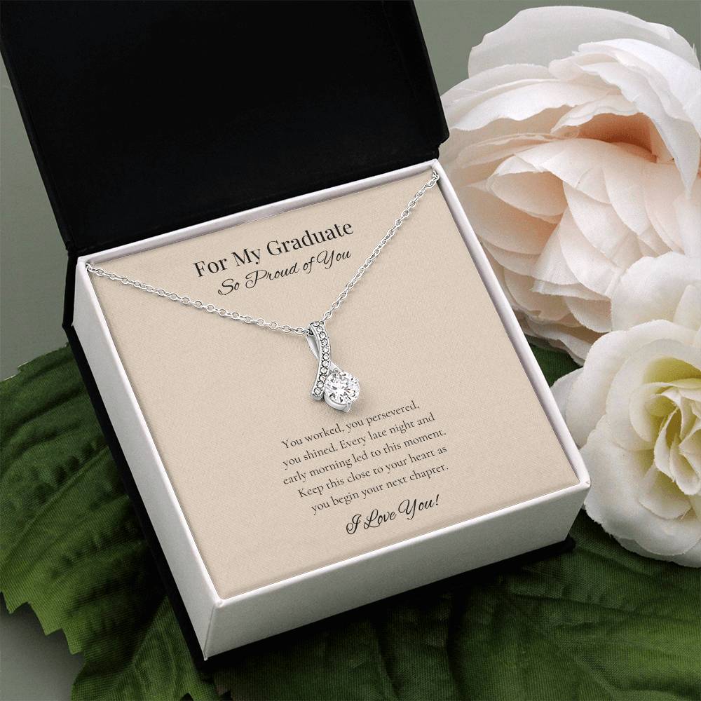 Graduation Alluring Beauty Necklace for Daughter, Girlfriend, Sister