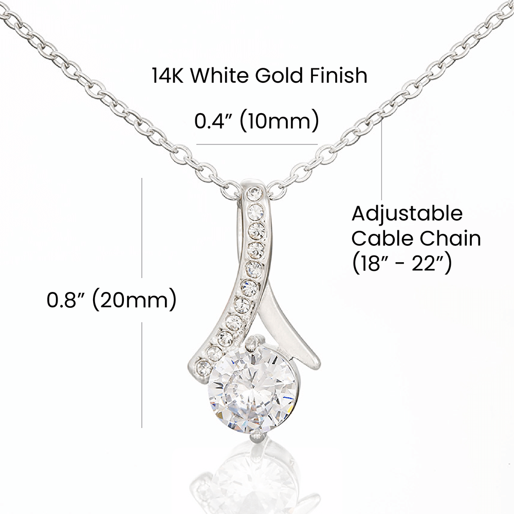Anniversary Necklace for Wife — Sentimental Gift Set with Card