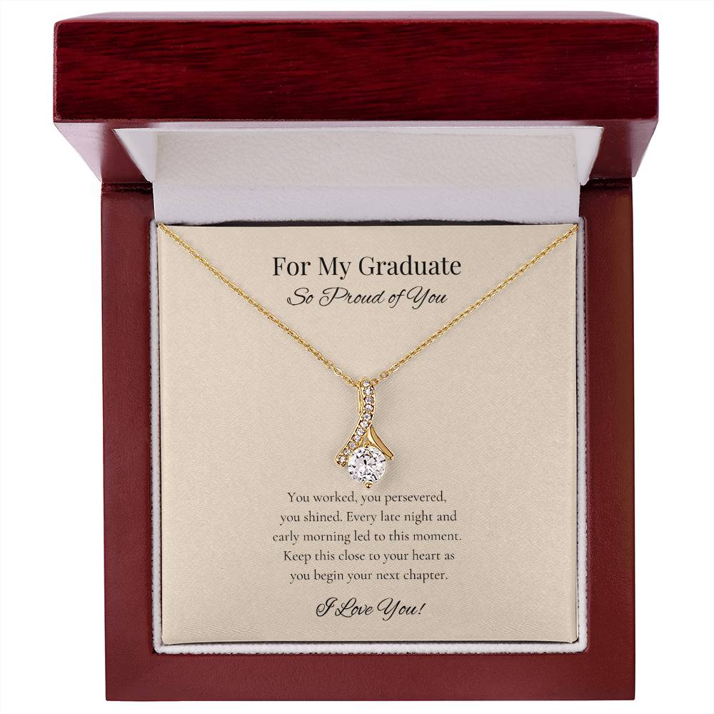 Graduation Alluring Beauty Necklace for Daughter, Girlfriend, Sister