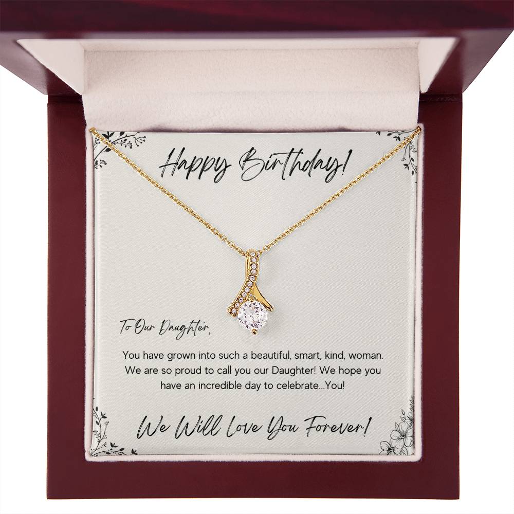 Birthday Necklace for Daughter | from Mom and Dad