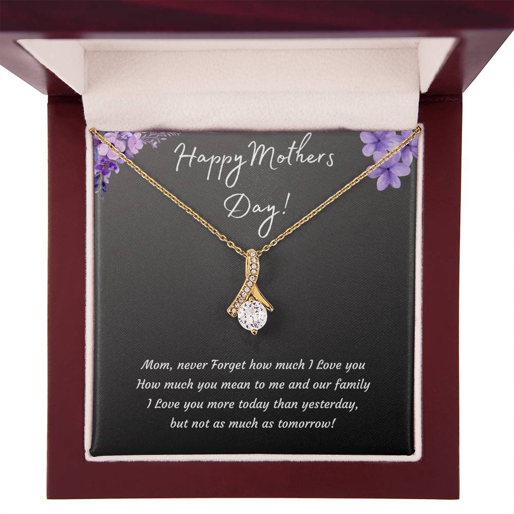 Mothers Day Alluring Beauty Necklace | 14k White or 18k Yellow Gold