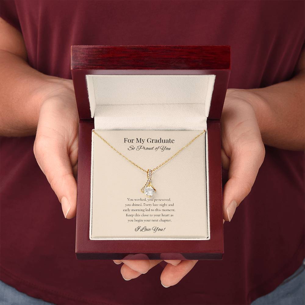 Graduation Alluring Beauty Necklace for Daughter, Girlfriend, Sister