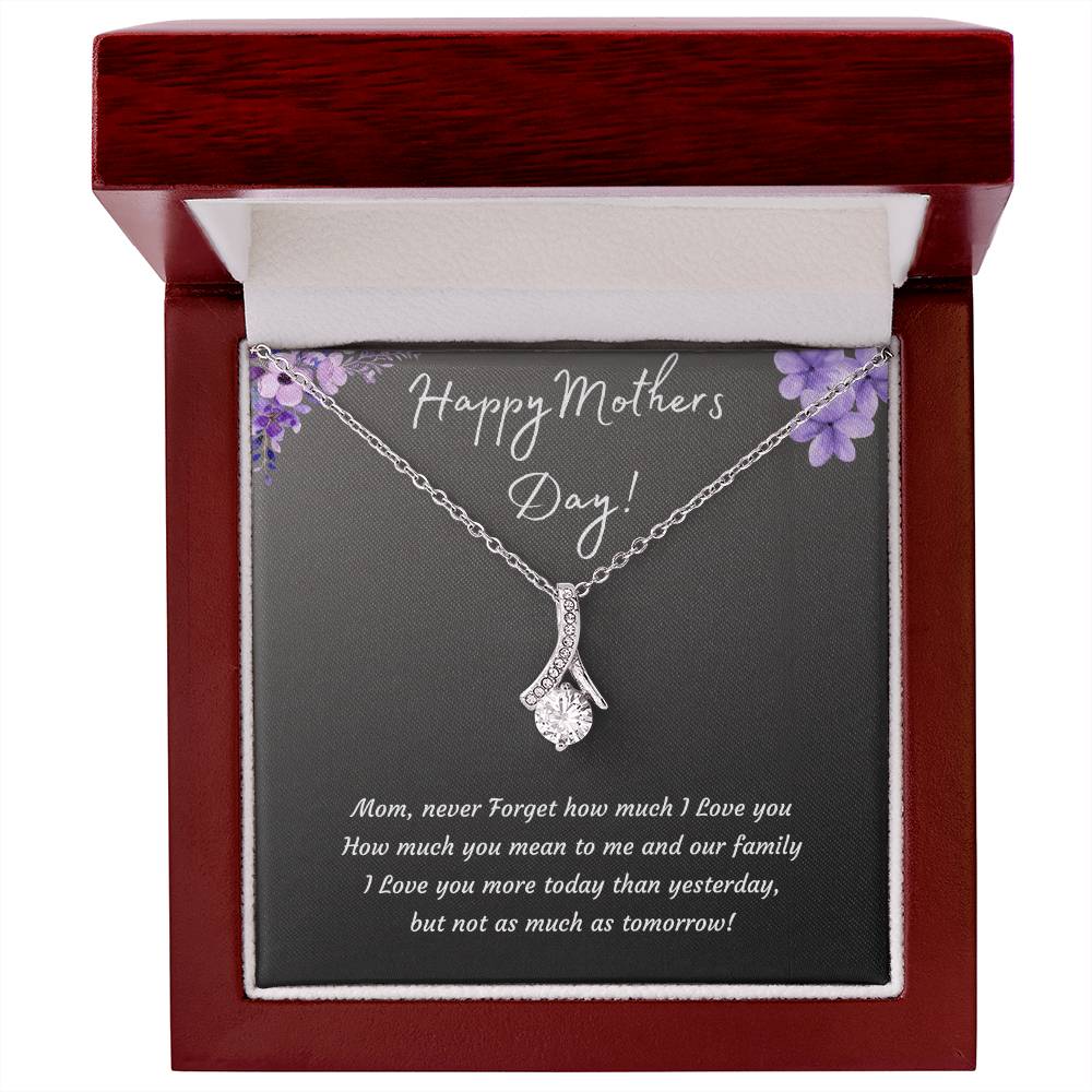 Mothers Day Alluring Beauty Necklace | 14k White or 18k Yellow Gold