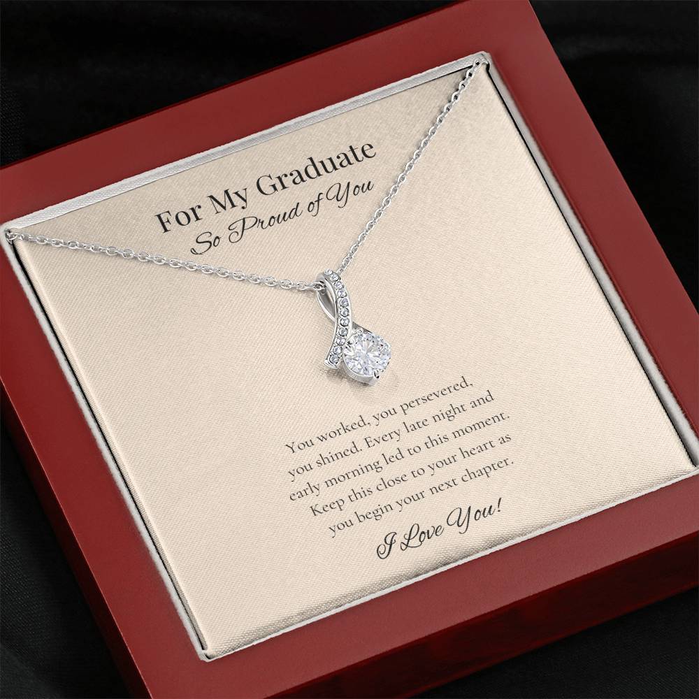 Graduation Alluring Beauty Necklace for Daughter, Girlfriend, Sister