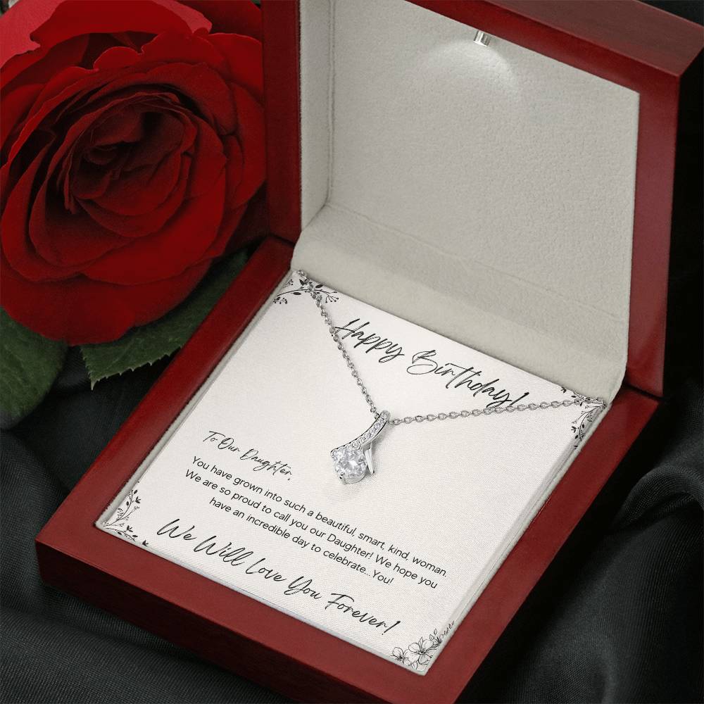 Birthday Necklace for Daughter | from Mom and Dad