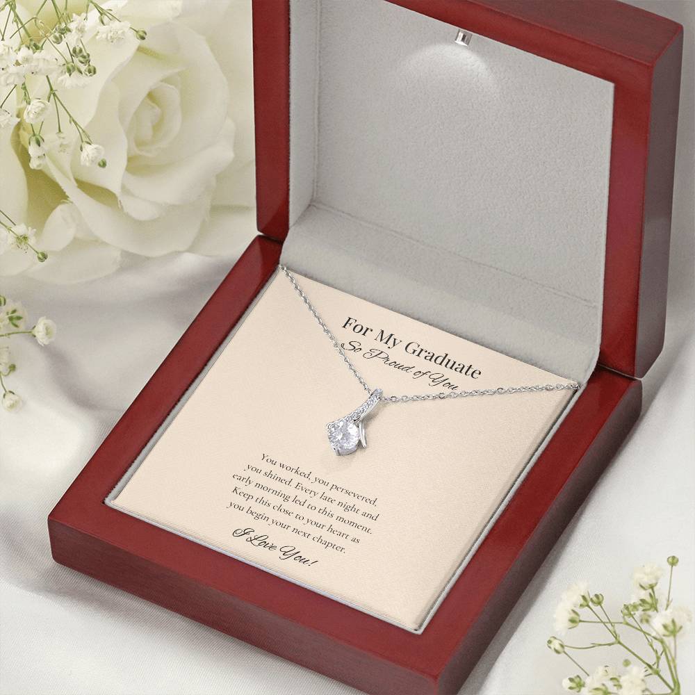 Graduation Alluring Beauty Necklace for Daughter, Girlfriend, Sister