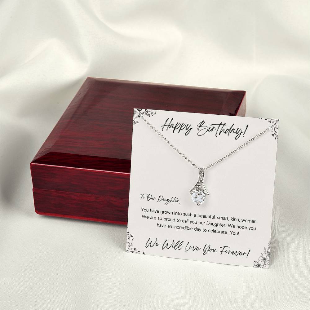 Birthday Necklace for Daughter | from Mom and Dad