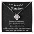 Love Knot Necklace for Daughter | Birthday, Graduation