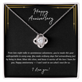Love Knot Necklace – Anniversary Gift for Girlfriend, Unforgettable Love Pendant