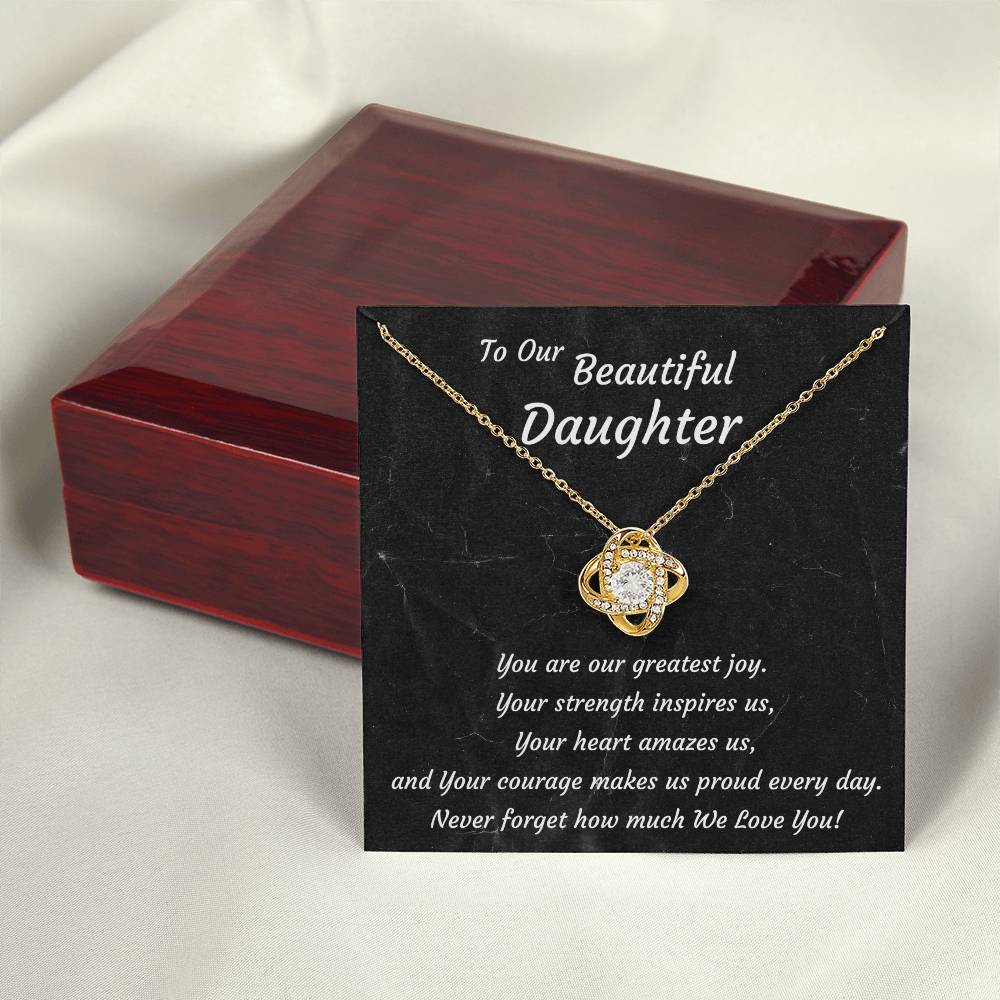 Love Knot Necklace for Daughter | Birthday, Graduation