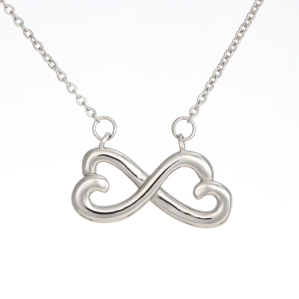 Infinity Heart Necklace – Anniversary Gift for Girlfriend, Infinite Love Pendant