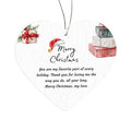 To My Love — Acrylic Heart Christmas Ornament for Husband or Boyfriend | Sentimental Keepsake Gift